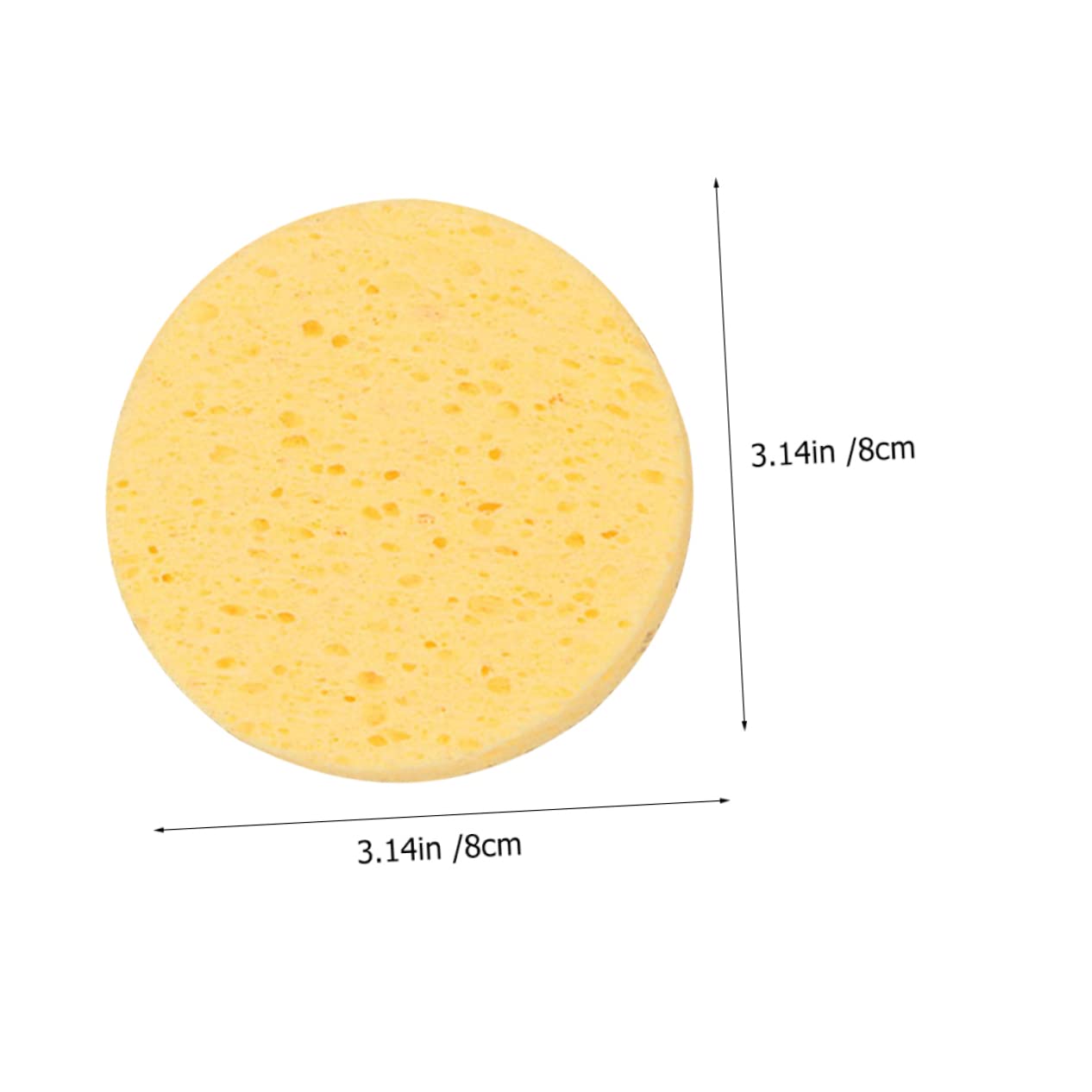 FOMIYES 5 Sets Water Activated Makeup Sponges - Gentle Cellulose Facial Cleansing Sponges (50pcs) for Flawless Blending & Foundation Application | Perfect for Daily Makeup, Travel & Professional Use