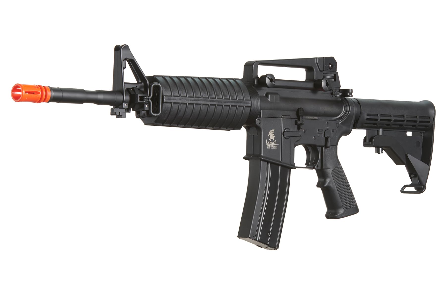 Lancer Tactical M4A1 Gas Blowback Airsoft Rifle - Full Metal RIS Rail System & Carbine Style | Perfect for MilSim, Tactical Training & Competitive Airsoft Games