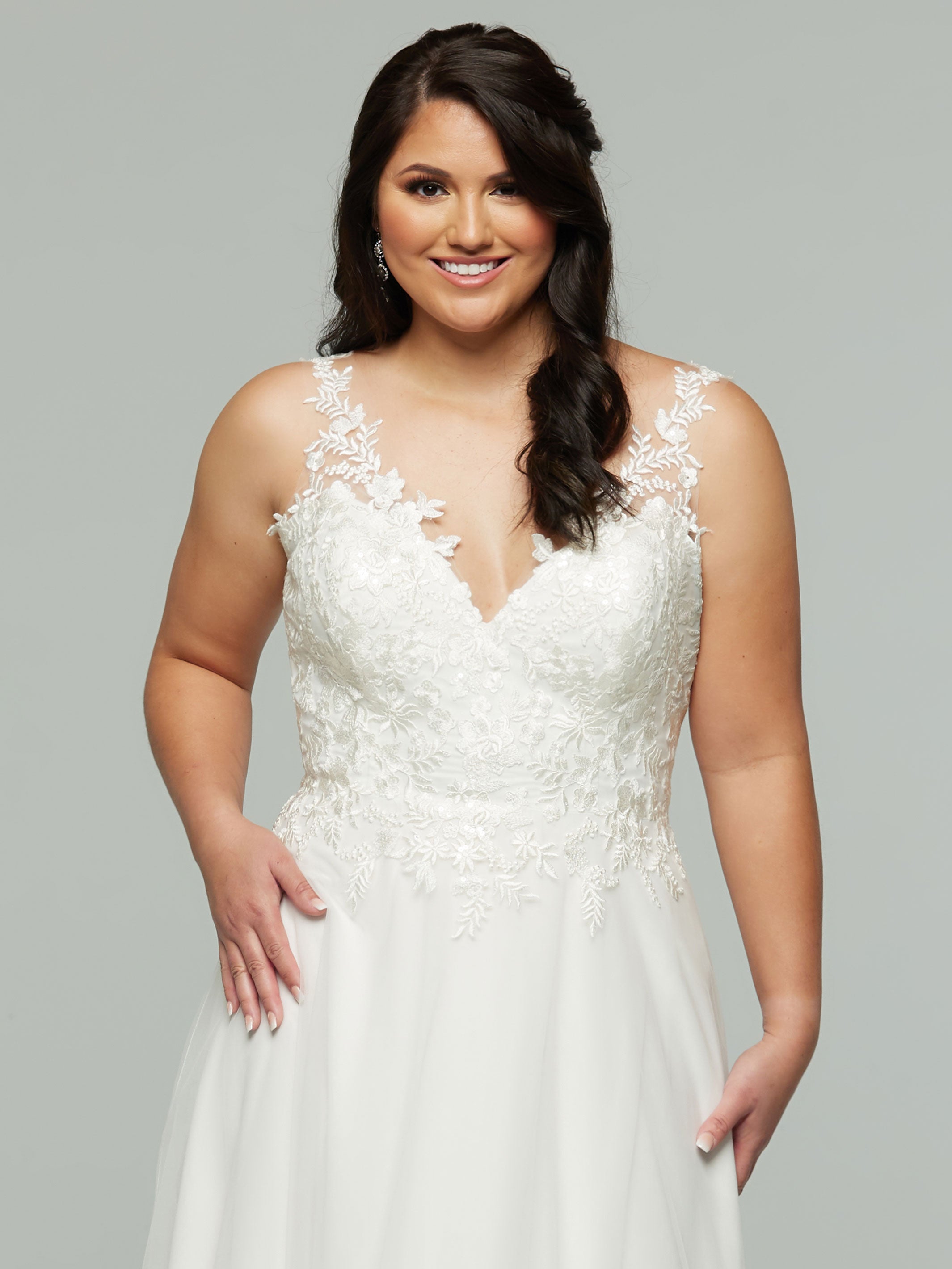 Elegant A-Line Wedding Dress for Bride - Perfect for Church, Beach & Garden Ceremonies