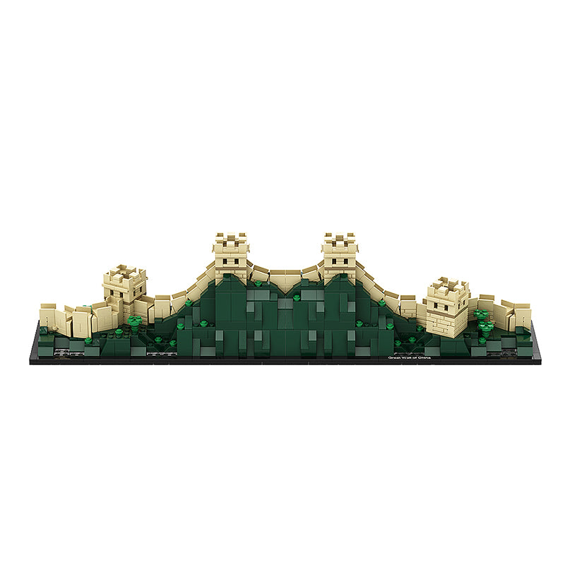 LEGO-Compatible MOC 29645 The Great Wall of China Building Set - 3000+ Pieces Extended Version for Adults & Collectors - Perfect for Home Decor, Gift & Display
