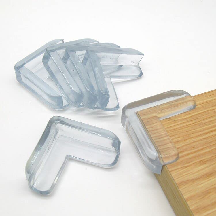Baby Corner Protectors - 10 Pack Clear Soft Safety Bumpers for Furniture, Tables & Desks | Child Proofing Guards Against Sharp Corners | Perfect for Nursery, Playroom & Home Childproofing