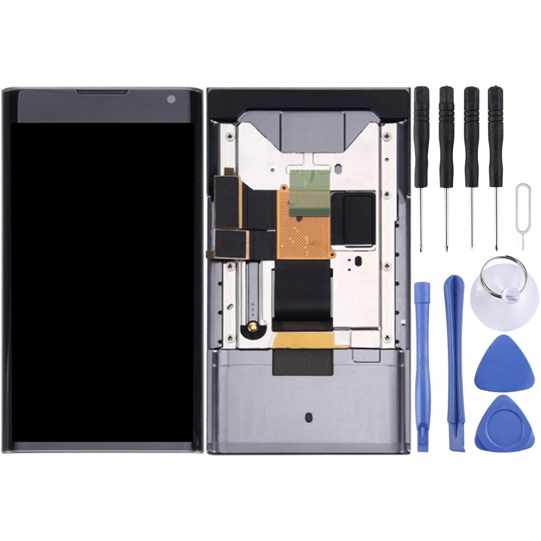 Original BlackBerry Priv LCD Screen & Digitizer Full Assembly with Frame - Fulvit Replacement Display for BlackBerry Priv Smartphone Repair (Black) - Perfect for DIY Fixes & Professional Screen Replacements