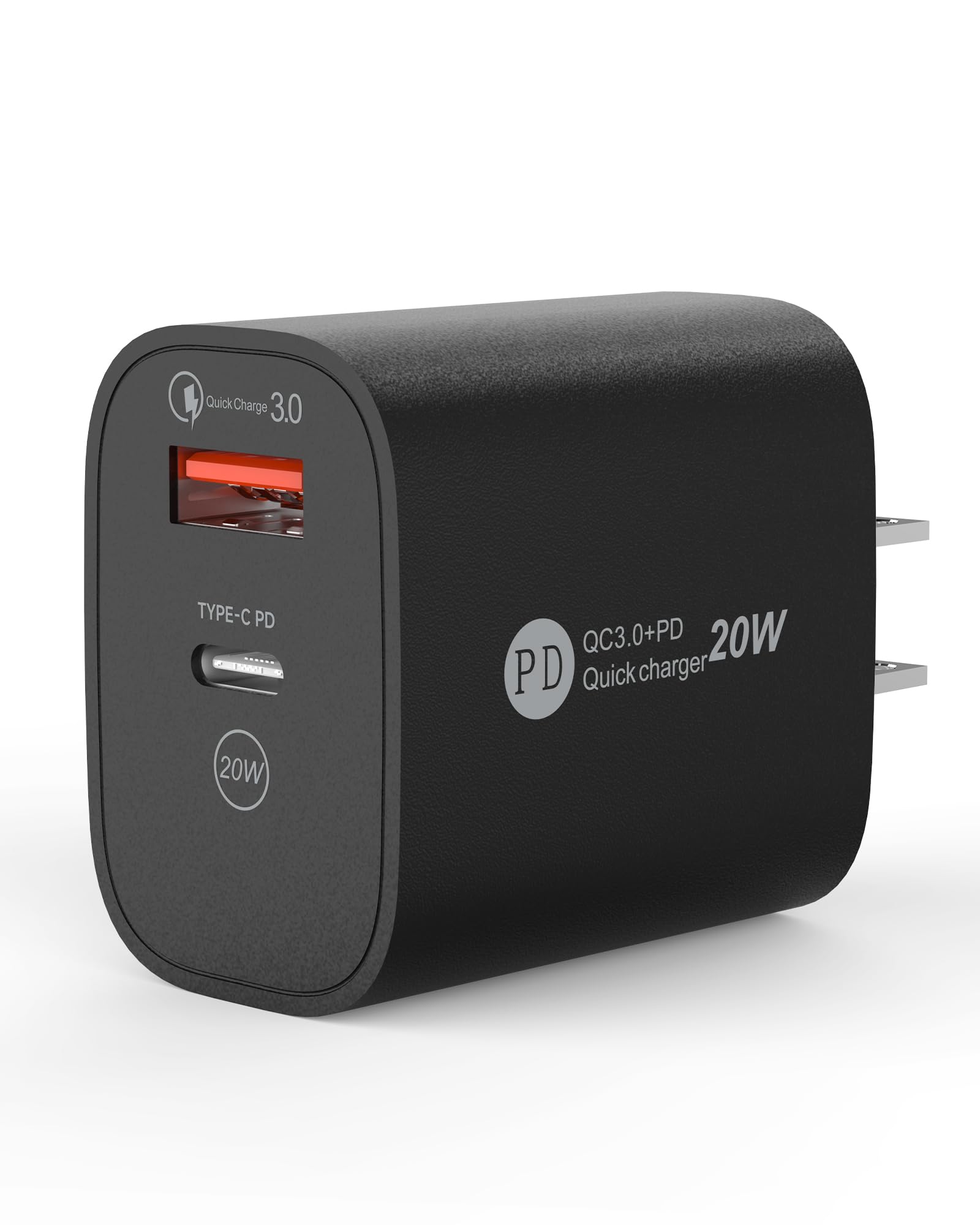 20W Dual Port USB C Fast Charger Block for iPhone 15/15 Pro/15 Pro Max/iPad Pro - Compact Wall Charger with PD 3.0 Technology | Perfect for Travel, Office & Home Charging