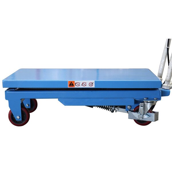 EOSLIFT Heavy Duty Manual Scissor Lift Table Cart - 1543 lbs Capacity, 20.5