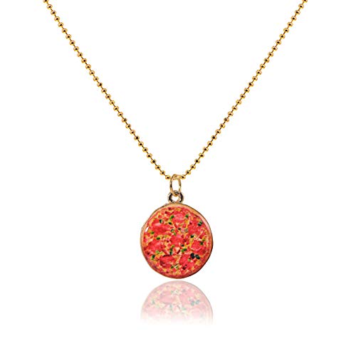 Pepperoni Pizza Necklace