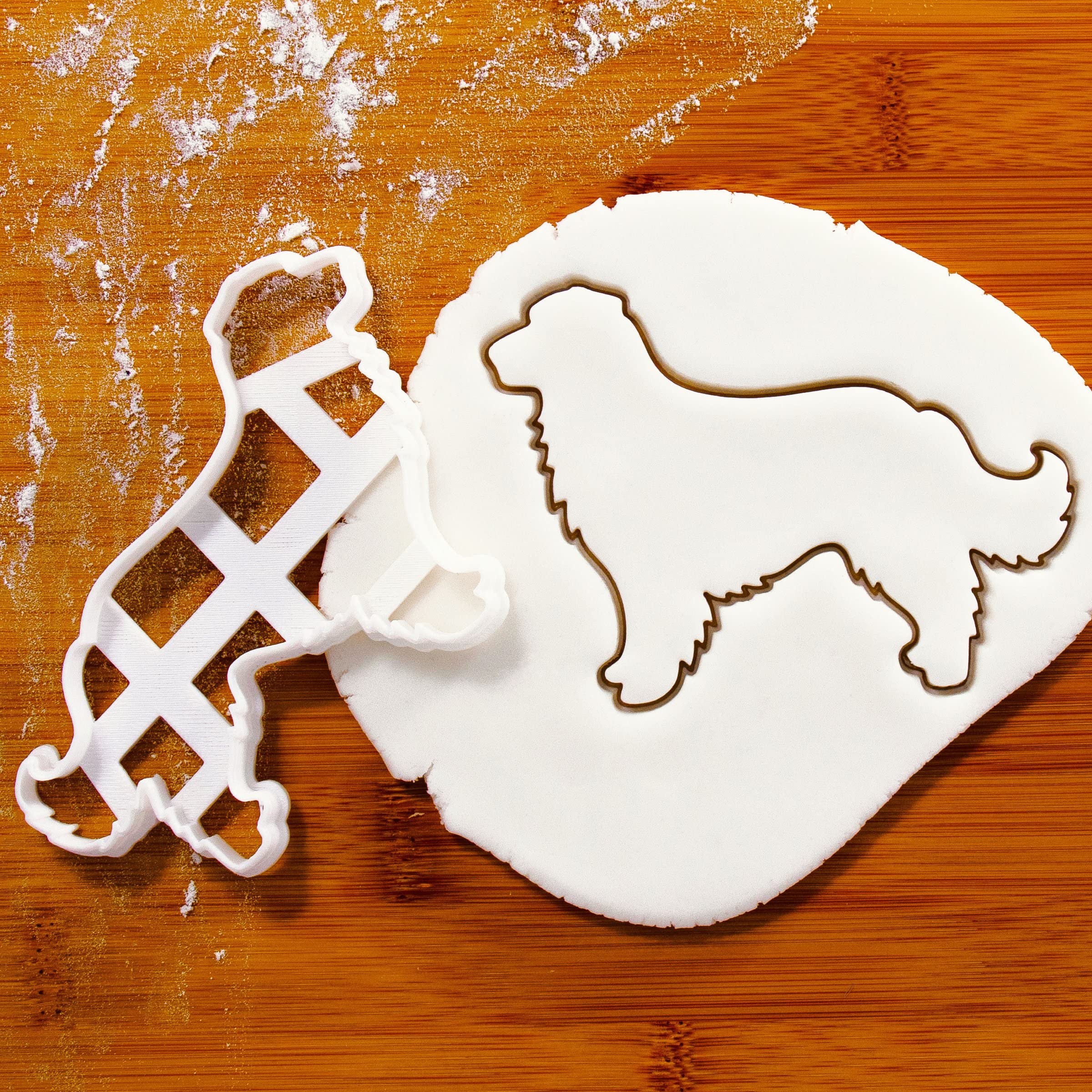 Australian Shepherd Dog Breed Cookie Cutter - Stainless Steel Dog Bone Shaped Biscuit Cutter for Baking, Cake Decorating, DIY Dog Treats - Perfect for Dog Lovers, Pet Birthday Parties & Holiday Gifts
