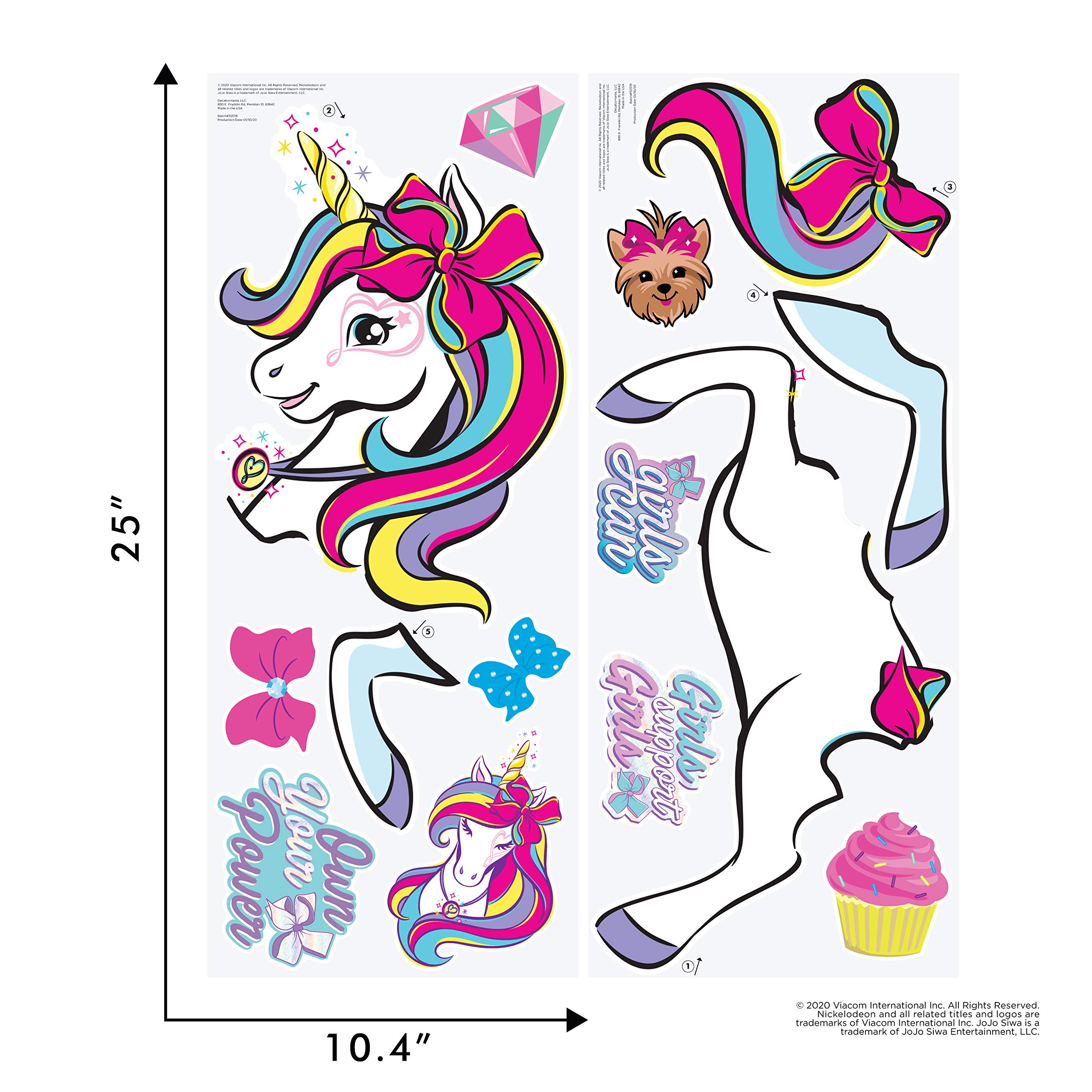 JoJo Siwa Unicorn Wall Decal - 26
