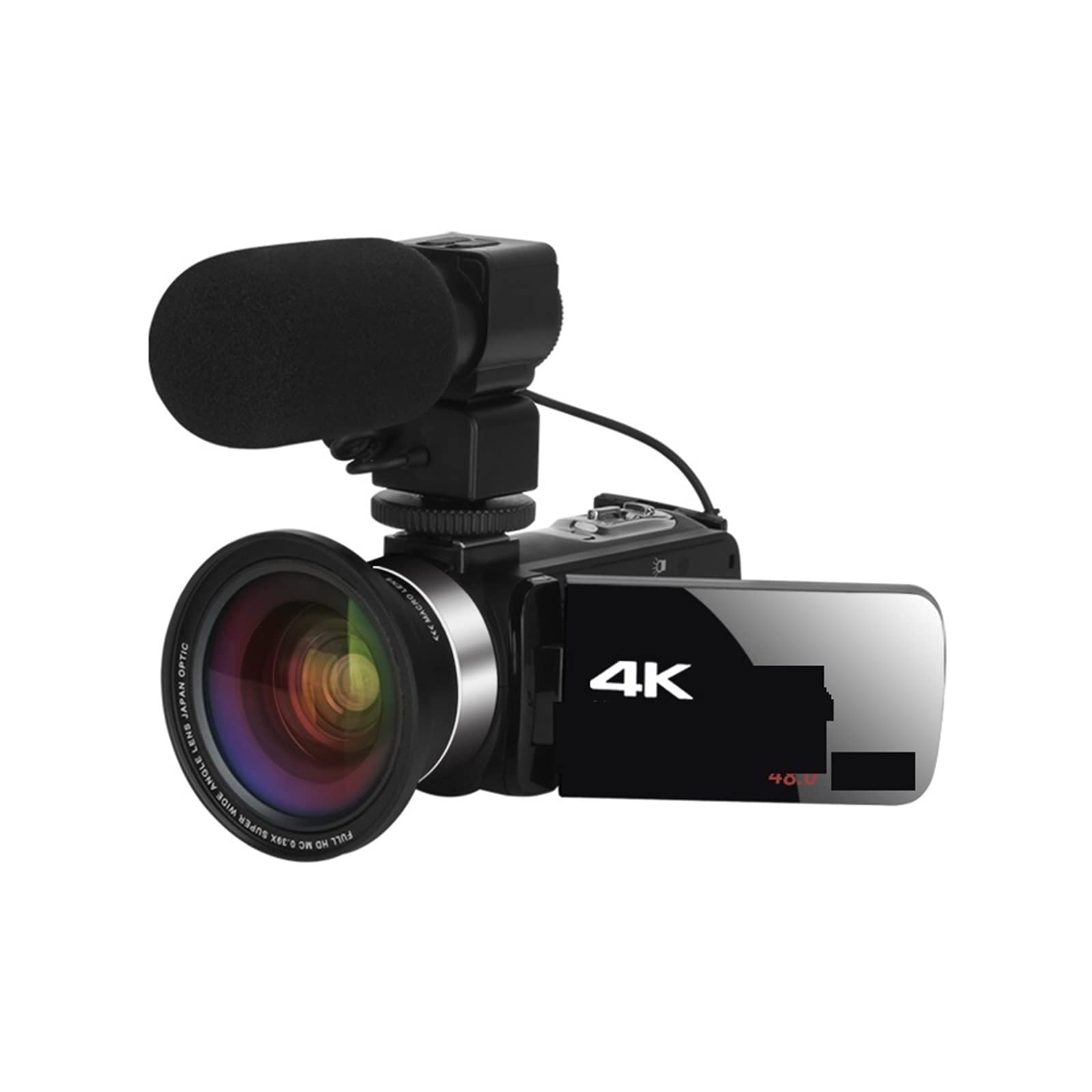 BODORME 4K UHD Digital Camera with 18X Zoom & 48MP - Professional Vlogging Camcorder, Webcam, and Time Lapse Camera with Built-in Mic & 32GB SD Card - Perfect for YouTube, Live Streaming, and Travel Videography