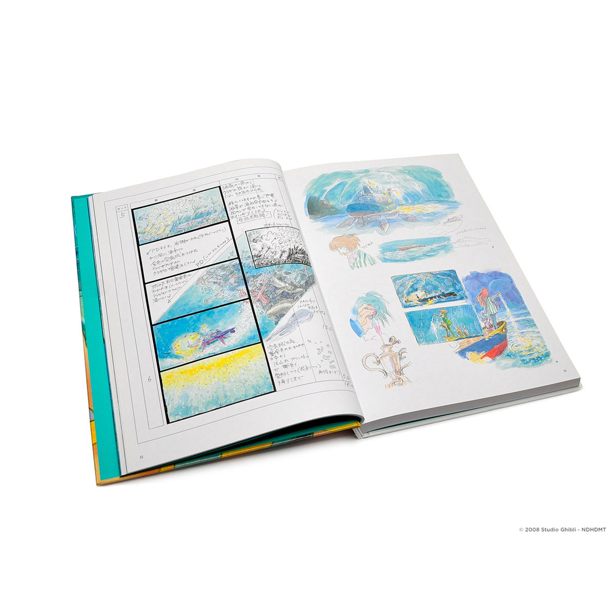 The Art of Ponyo Hardcover Book - Official Studio Ghibli Art Collection, Perfect for Anime Fans, Collectors & Home Decor