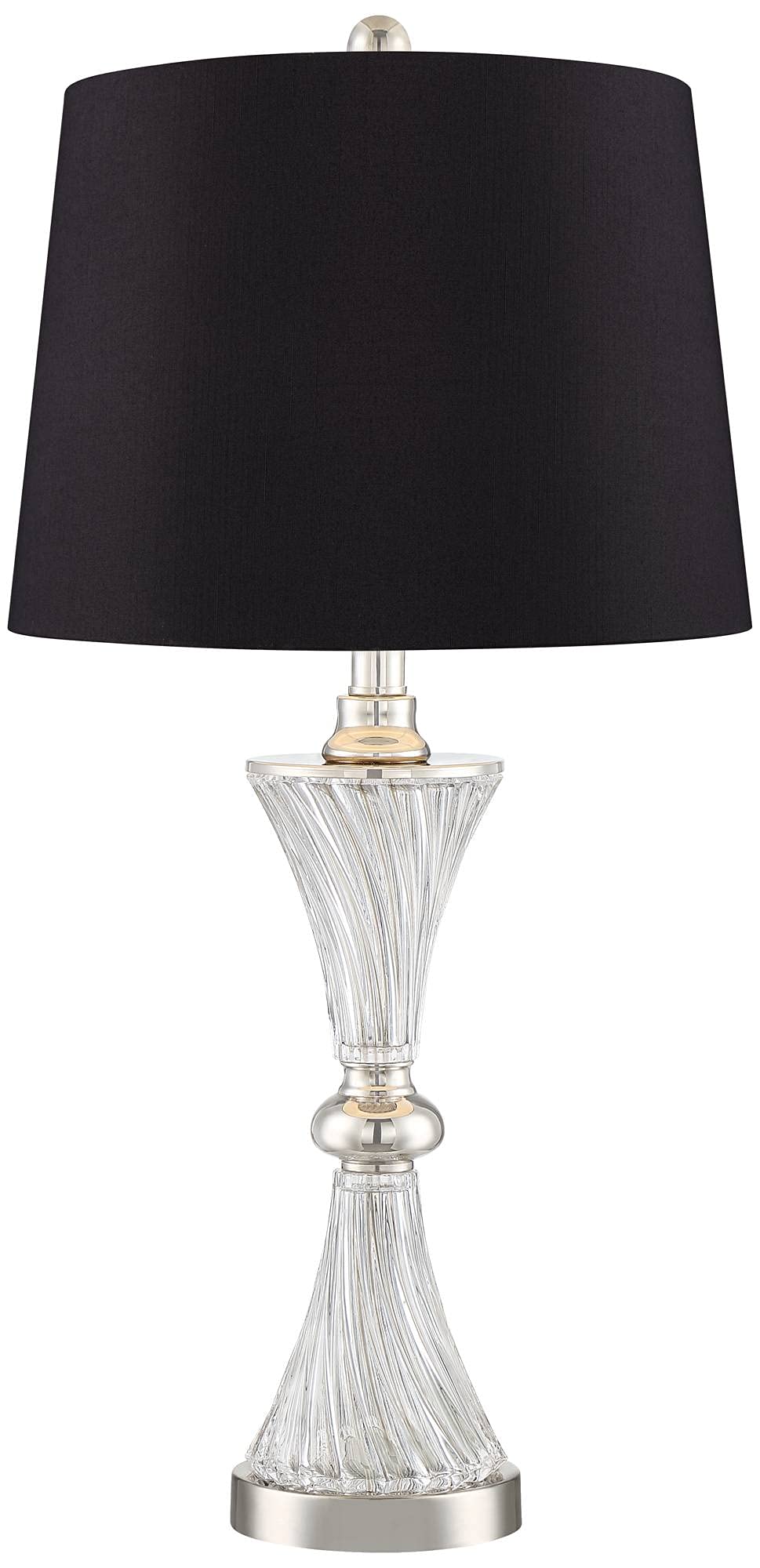 Regency Hill Luca Modern Glam Luxury Table Lamps Set of 2 - 25.5