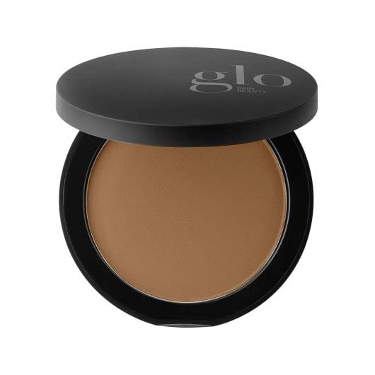 Glo Skin Beauty Pressed Base Foundation - Flexible, Weightless, Long-Wearing Coverage for Radiant Natural Finish (Chestnut Medium) | Perfect for Daily Wear, Special Occasions & Flawless Makeup Looks