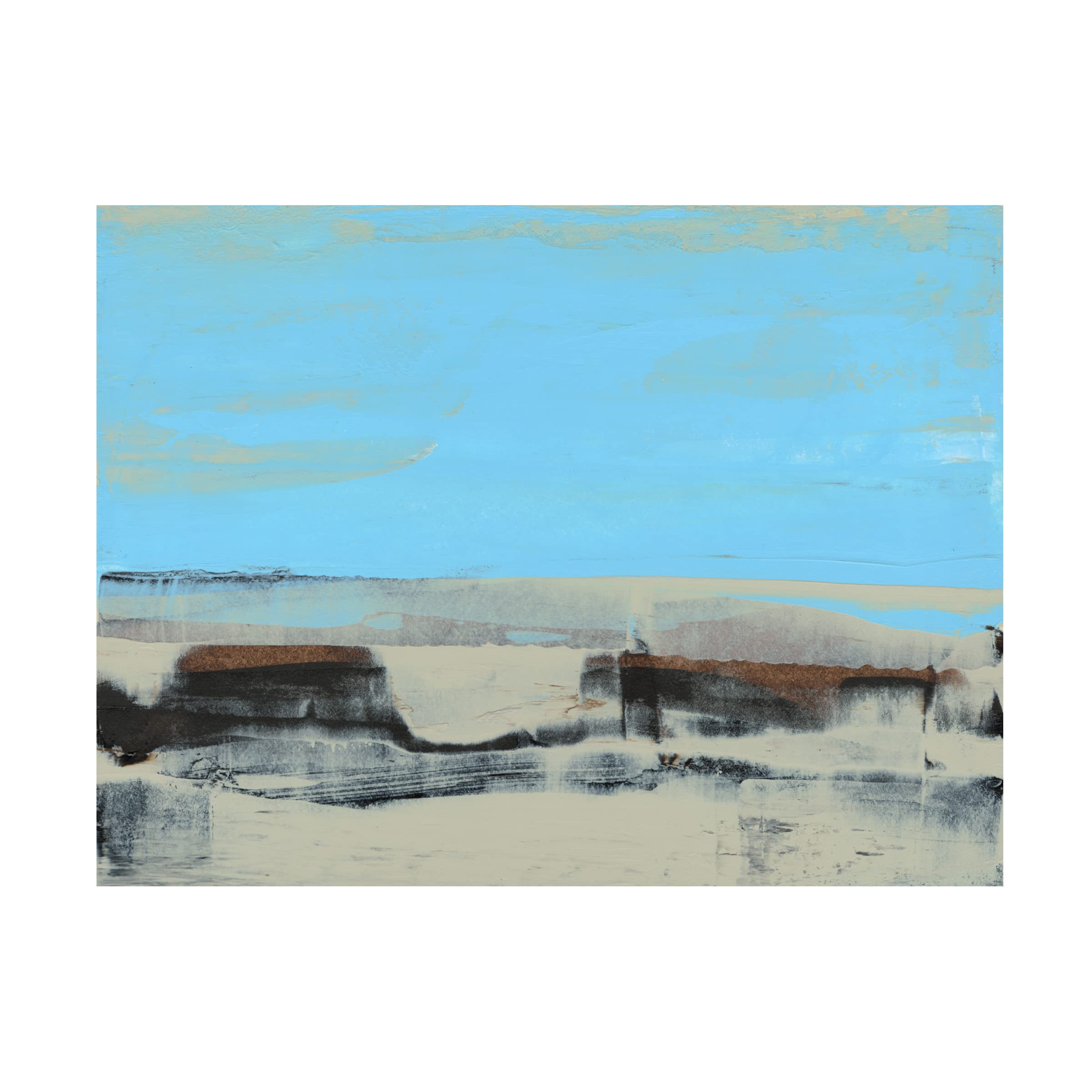 Sharon Gordon 'Reflecting On Summer V' Canvas Wall Art Print - Modern Home Decor for Living Room, Bedroom & Office - Trademark Fine Art Collection