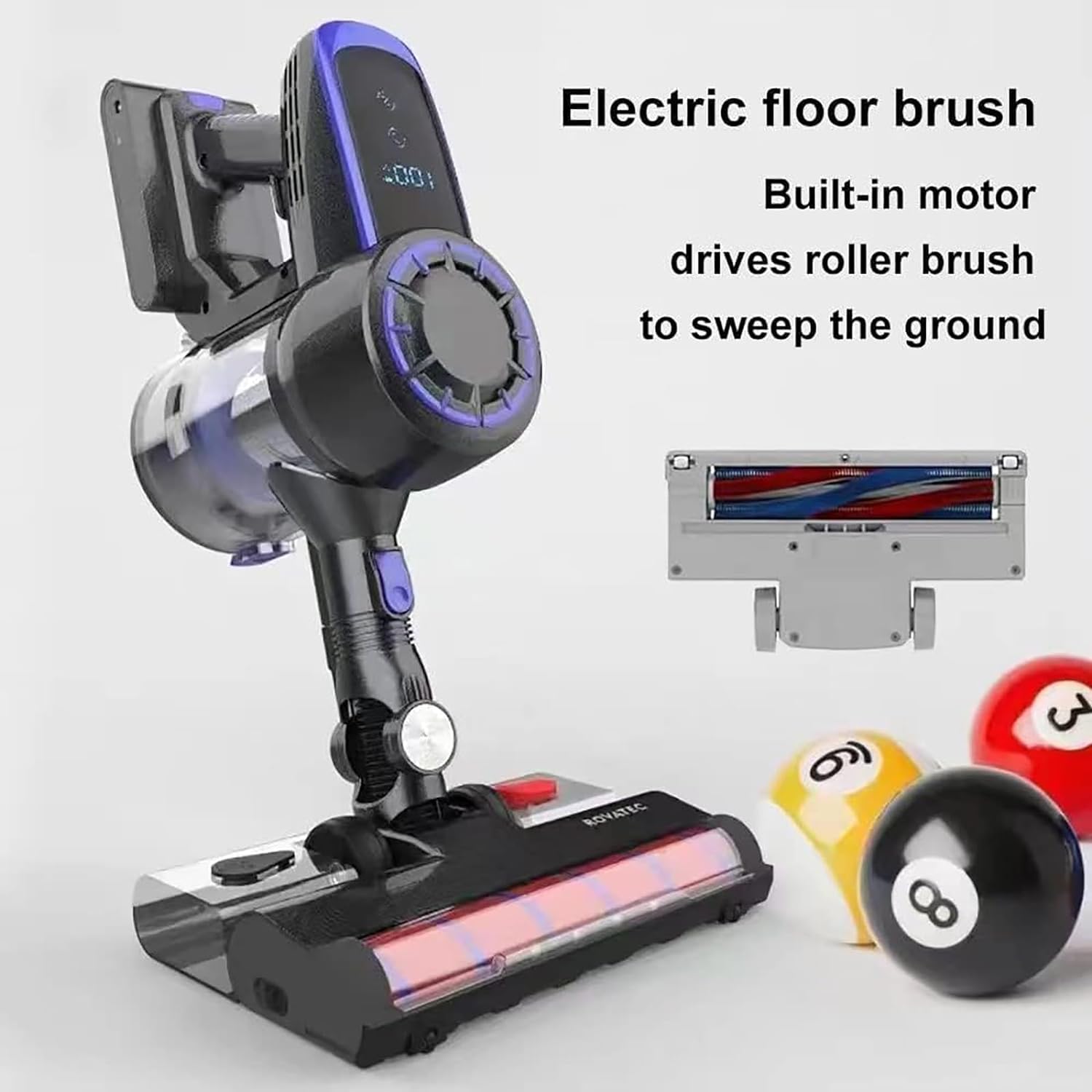 22KPA Cordless Billiard Table Cloth Vacuum Cleaner & Brush Kit - Powerful Pool Table Maintenance Tool for Home Game Rooms & Billiard Halls - Perfect for Cleaning Felt, Removing Dust & Chalk Residue