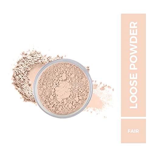 MATT LOOK Banana Luxury Professional Loose Translucent Powder - Lightweight Matte Finish Baking Powder with Nourishing Formula (4 Shades, 12g Fair) - Perfect for Makeup Setting & Oil Control