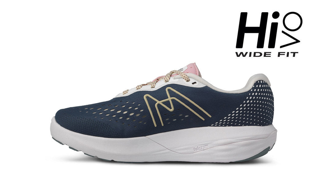 IKONI 2.0 HIVO Women's Running Shoes - Blue Mirage/Dawn Pink | Lightweight Cushioned Sneakers for Jogging, Gym Workouts & Everyday Wear