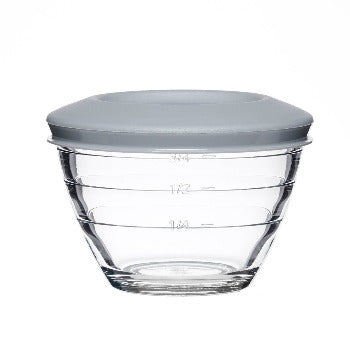 Anchor Hocking 1 Cup 4-in-1 Prep Bowl Set of 2 - Perfect for Meal Prep, Mixing, Serving & Storage - Ideal for Kitchen, Baking & Entertaining