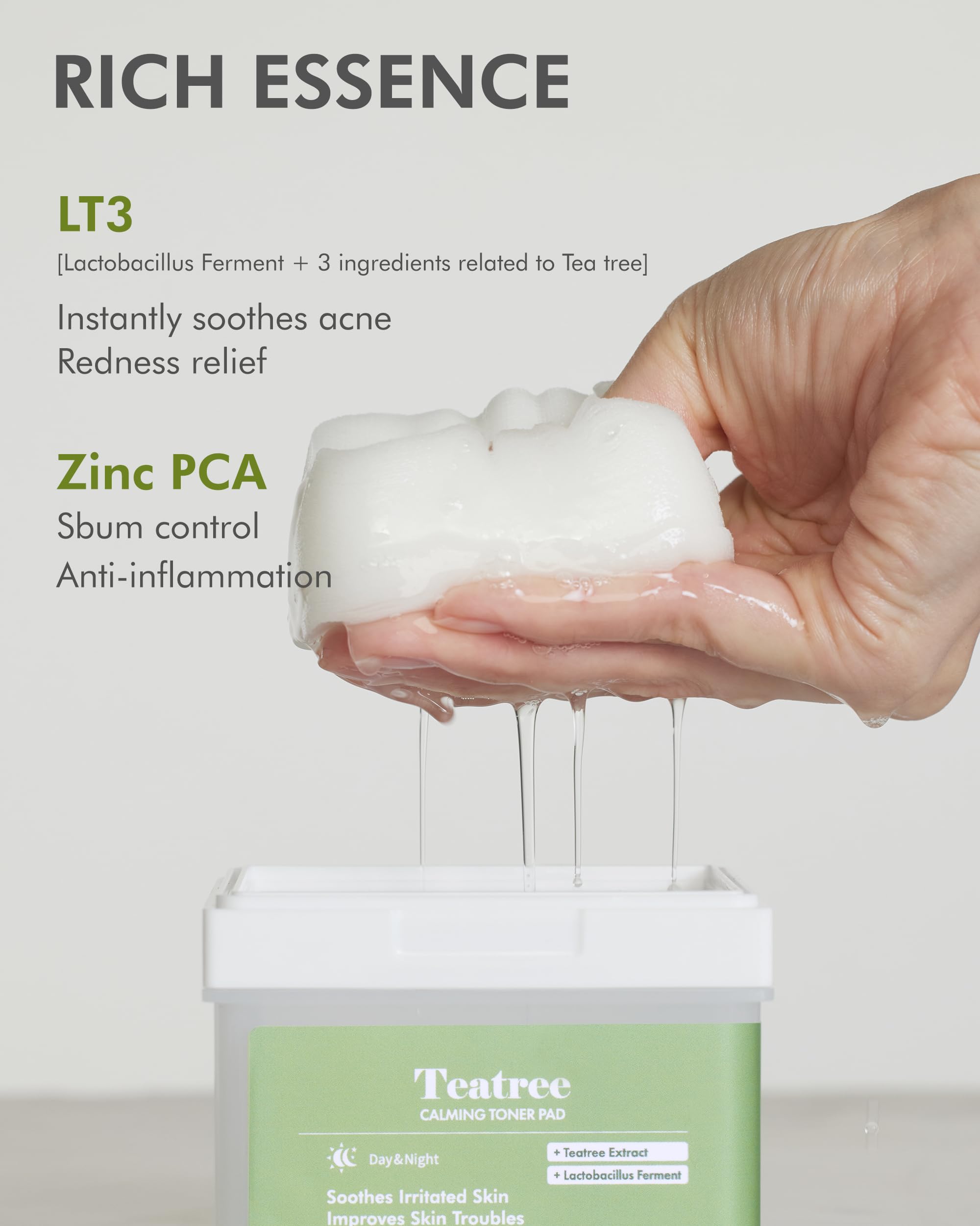 Dermal Tea Tree Calming Toner Pads & Vitamin Toner Pads Travel Kit Set - Soothing Acne Treatment for Oily & Sensitive Skin | Perfect for Travel, Gym & On-the-Go Skincare