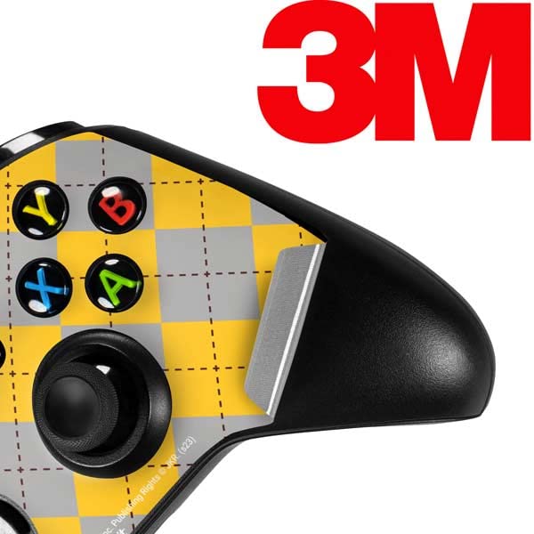 Officially Licensed Warner Bros Hufflepuff Crest Gaming Skin for Xbox One S Controller - Premium Vinyl Decal Sticker - Perfect for Harry Potter Fans & Gaming Enthusiasts - Great for Customizing Your Controller & Showing House Pride
