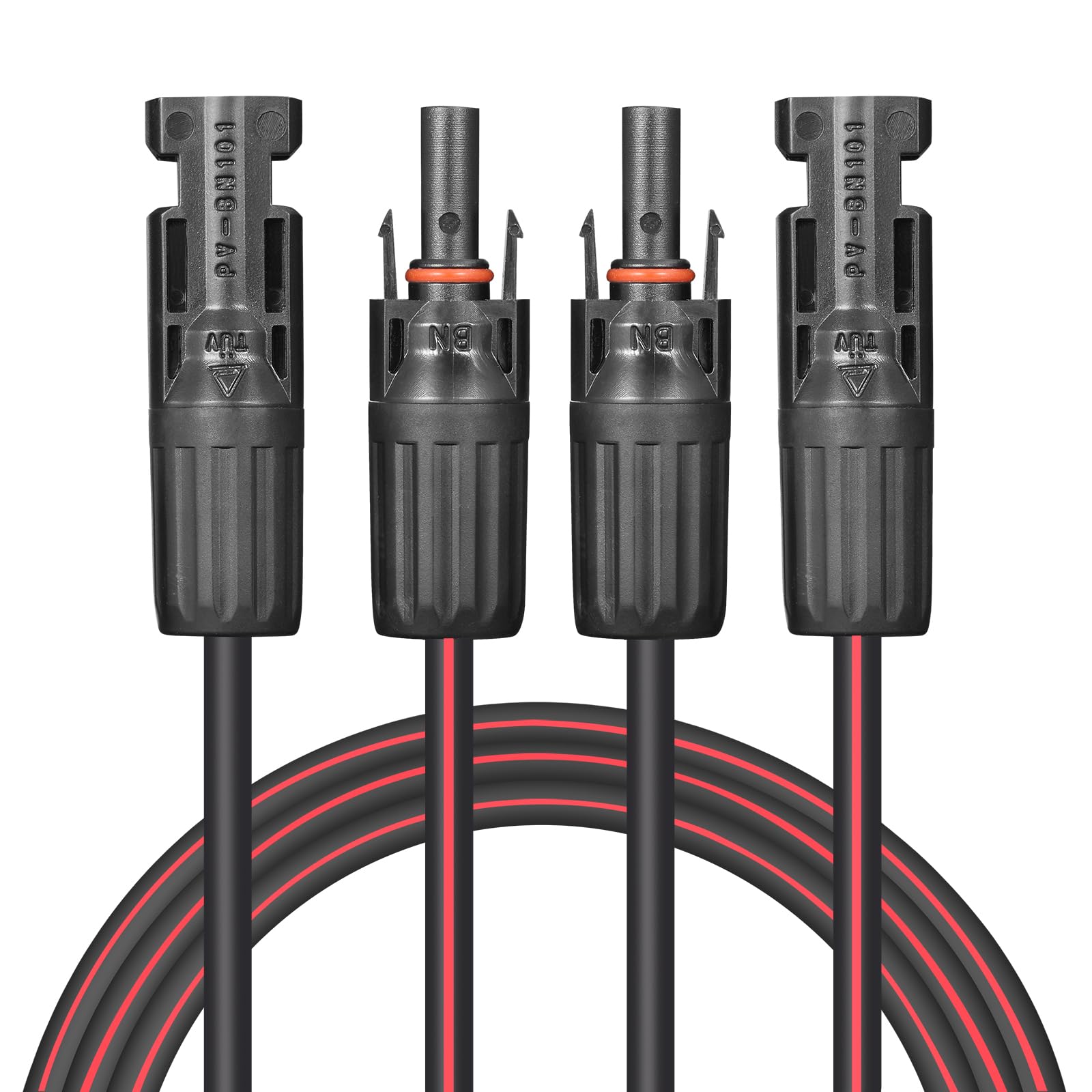 30ft Solar Extension Cable 2x12 AWG with Male & Female Connectors - High-Quality Copper Wire for Solar Panels, Home, RV & Off-Grid Power Systems | Perfect for Outdoor, Camping & Emergency Backup