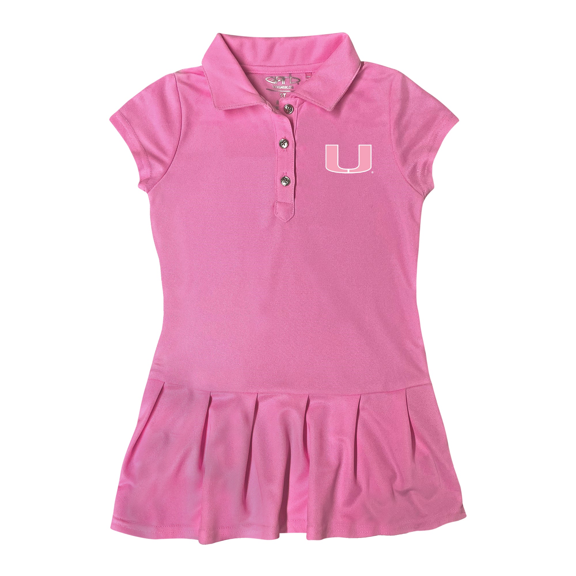 Miami Hurricanes Toddler Girls' Dress - Cute NCAA Football Fan Outfit for Game Day & School Events