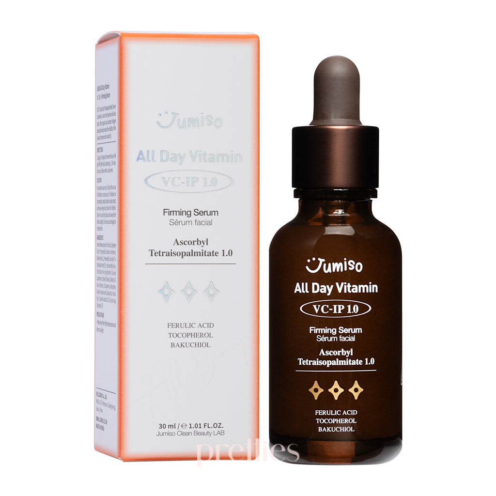Jumiso All Day Vitamin VC IP 1.0 Firming Serum 30ml - Brightening & Anti-Aging Face Serum with Vitamin C for Glowing Skin | Day & Night Skincare Routine