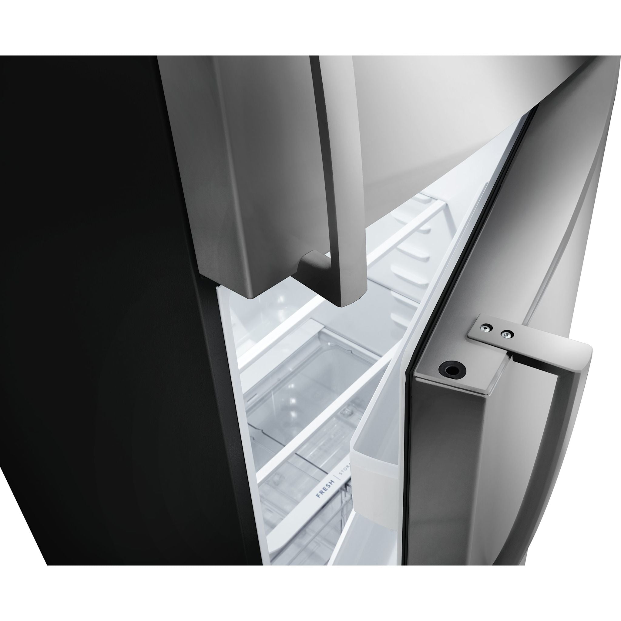 Frigidaire FFHT2022AS 18.6 Cu. Ft. Top Freezer Refrigerator in Stainless Steel - Energy Efficient, Spacious Design for Kitchens & Home Use