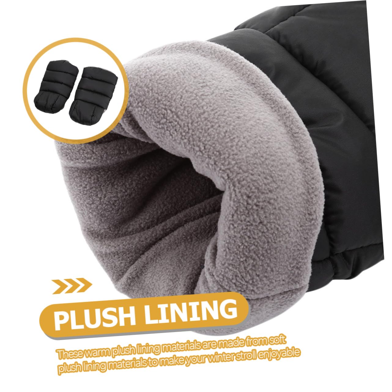 Wakauto 5 Pairs Stroller Gloves for Baby - Windproof Winter Hand Muffs to Keep Baby Warm in Carriage - Perfect for Cold Weather Strolls, Outdoor Walks and Winter Baby Protection