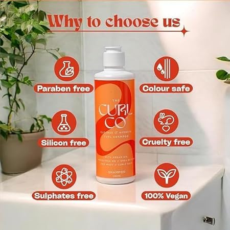 Hydrating & Frizz-Control Shampoo for Curly, Wavy & Frizzy Hair - Shea Butter, Argan & Sunflower Oil Enriched - Sulfate & Paraben Free - 200g for Men & Women - Perfect for Daily Hair Care & Salon-Quality Results at Home