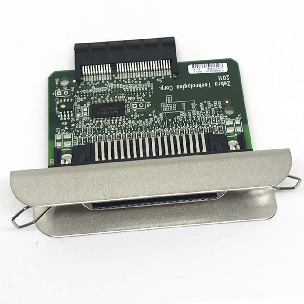Genuine Wired Parallel Port Card for Zebra ZT410 ZT411 ZT420 ZT400 Series Thermal Printer - 203/300/600dpi - Compatible with Shipping Labels, Barcode Printing & Retail POS Systems