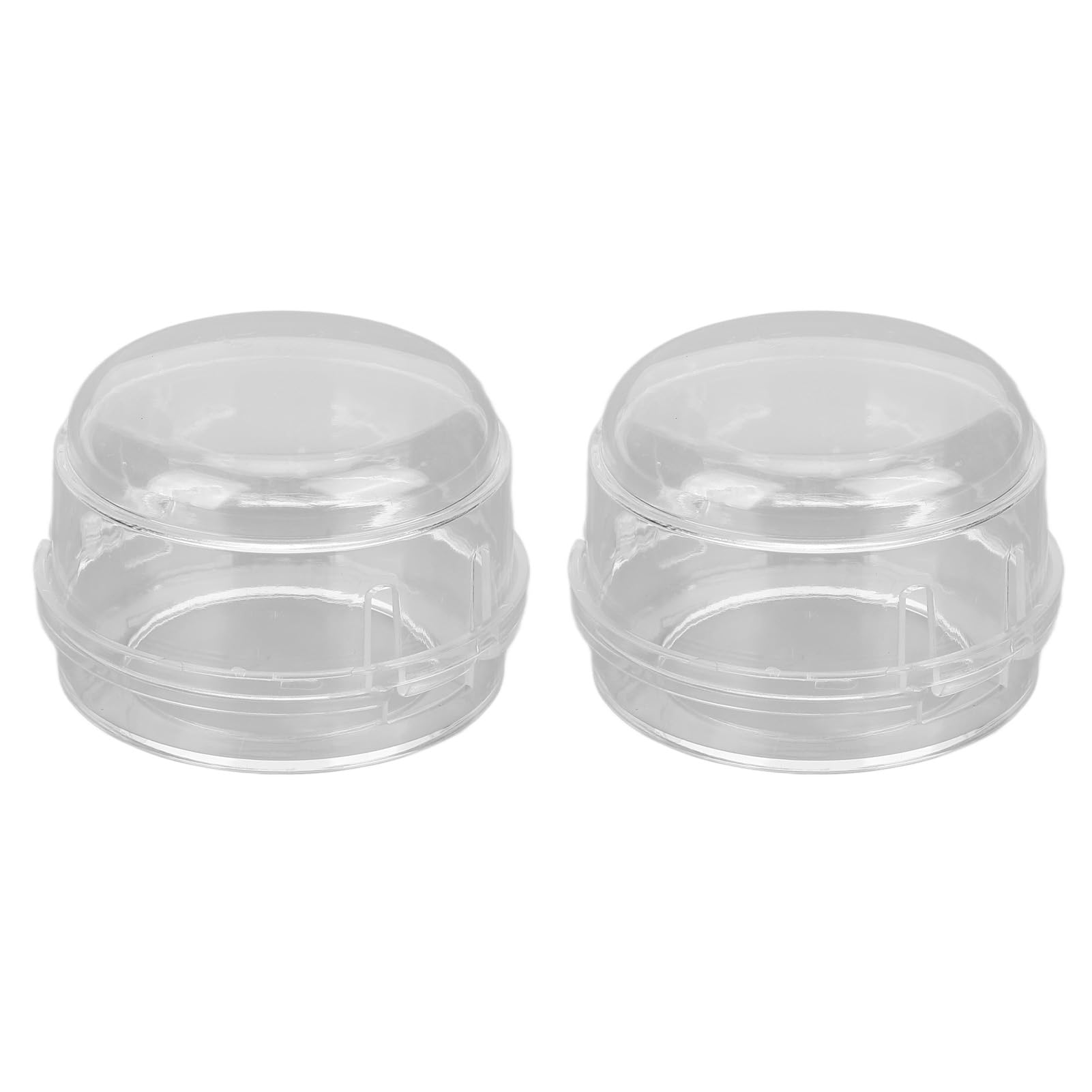 Baby Stove Knob Guards - Detachable & Reusable Kitchen Safety Covers (2-Pack) | Transparent Gas Stove Knob Protectors for Toddlers & Kids | Childproof Your Home Kitchen Appliances