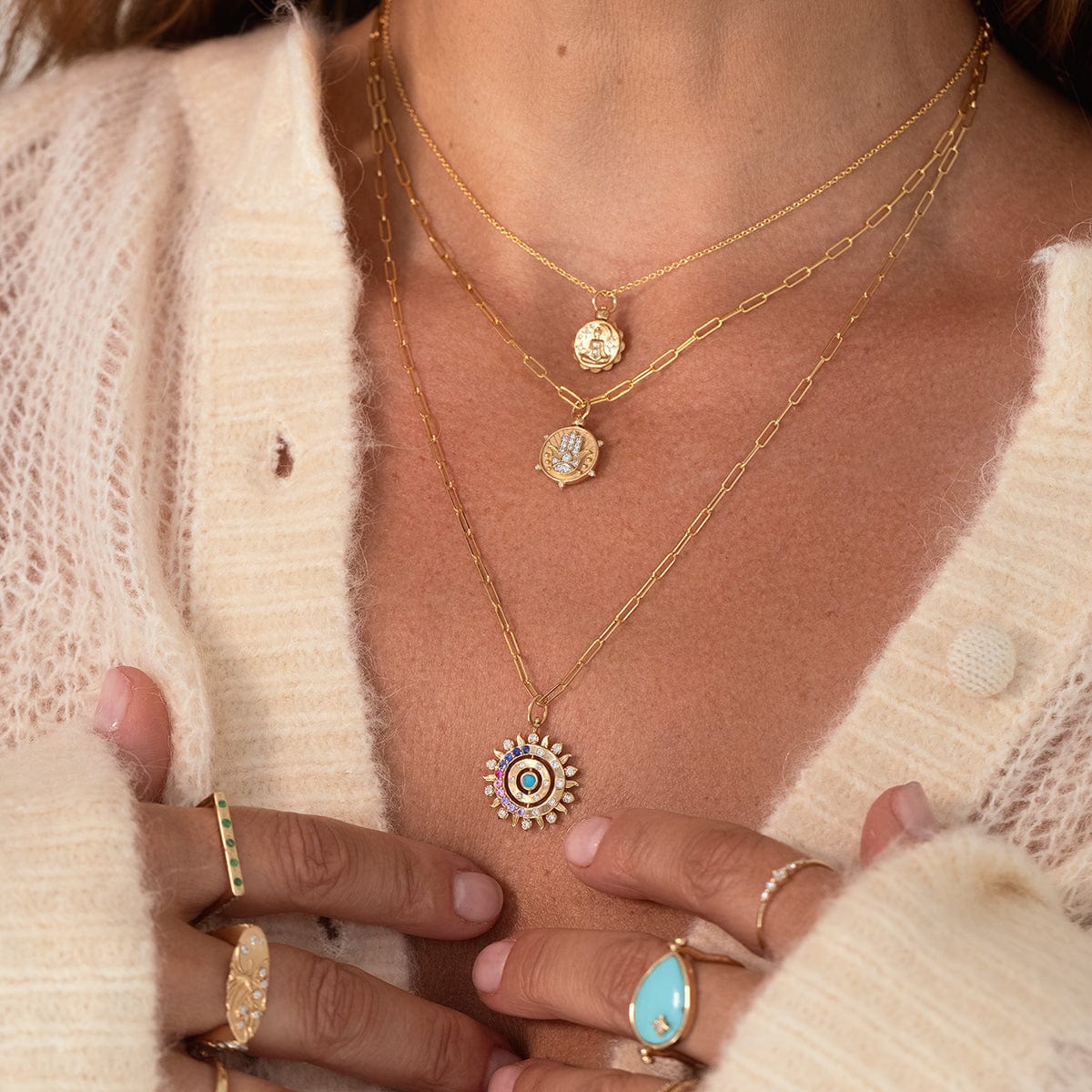 Personalized Zodiac Flip Pendant Necklace - Tell Your Story with Custom Horoscope Jewelry | Perfect for Birthday Gifts, Anniversary Presents & Everyday Wear