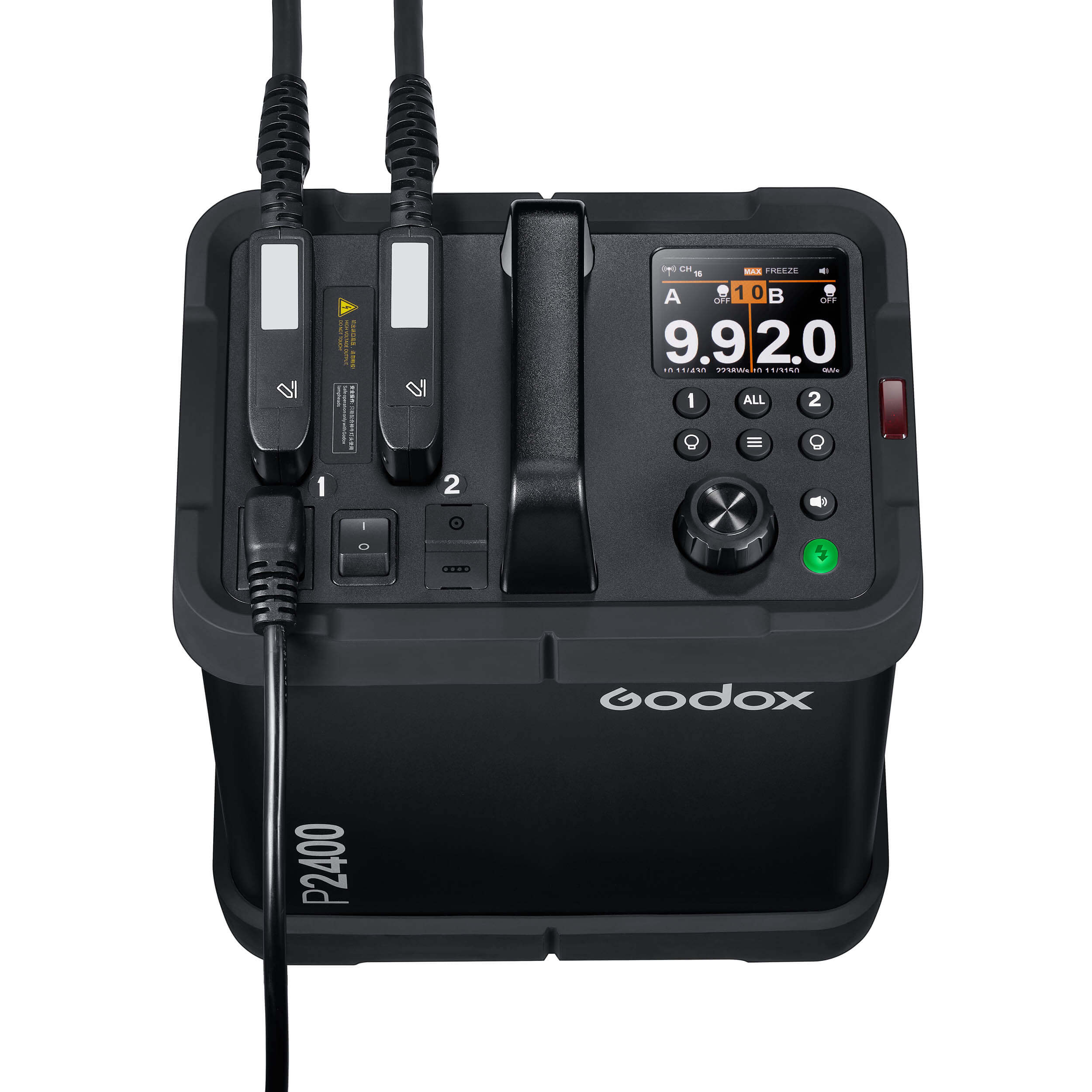 Godox P2400 Single Pack and Head Flash Kit – Professional Studio Lighting for Photography & Portraits – Perfect for Studio, Outdoor, and Event Photography