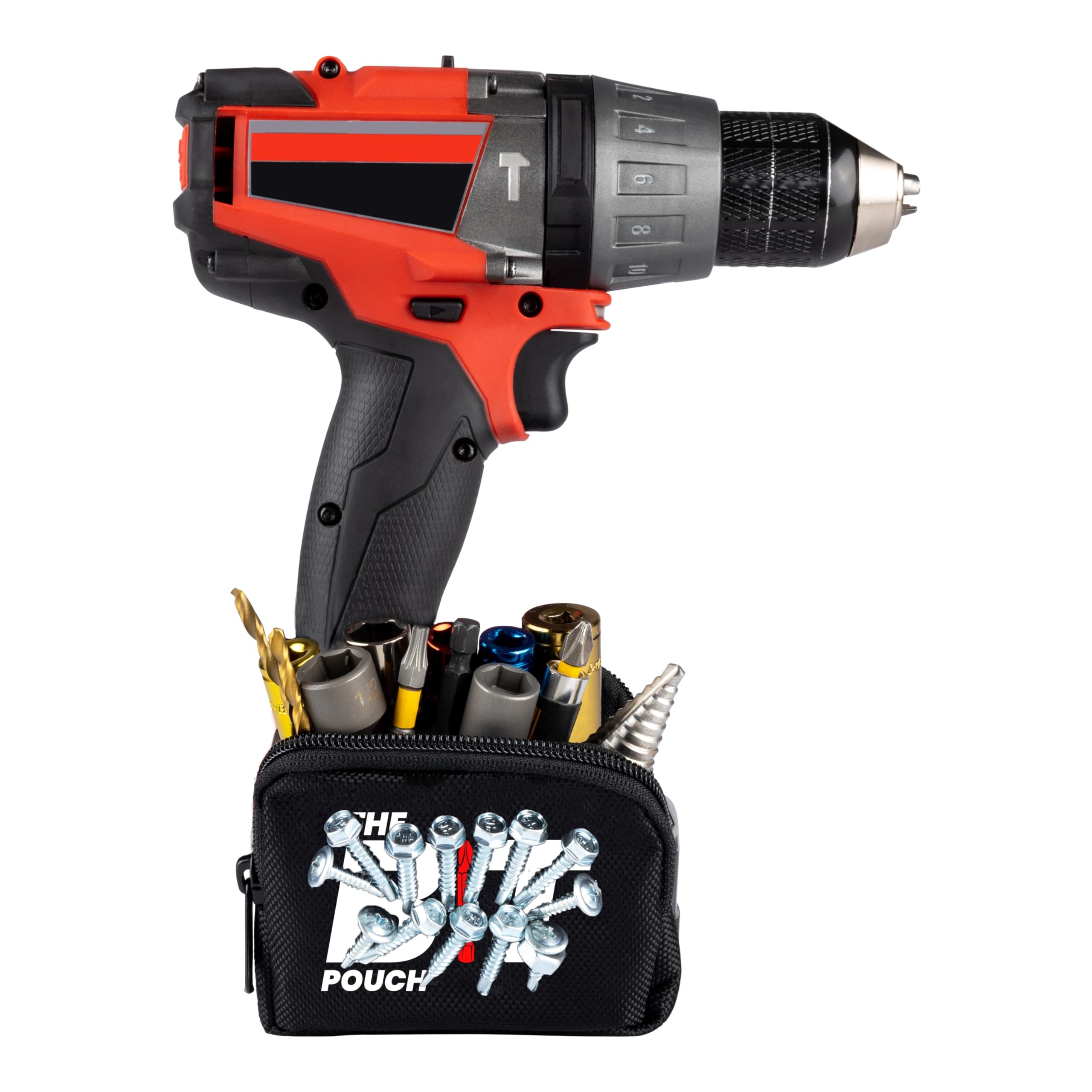 (Gen2) Magnetic Bit Holder - Secure Screws, Bolts & Drill Bits - Alternative to Magnetic Wristband - Ideal Electrician Tool & DIY Gadget Gift for Men - Perfect for Workshop, Construction & Home Repair Projects