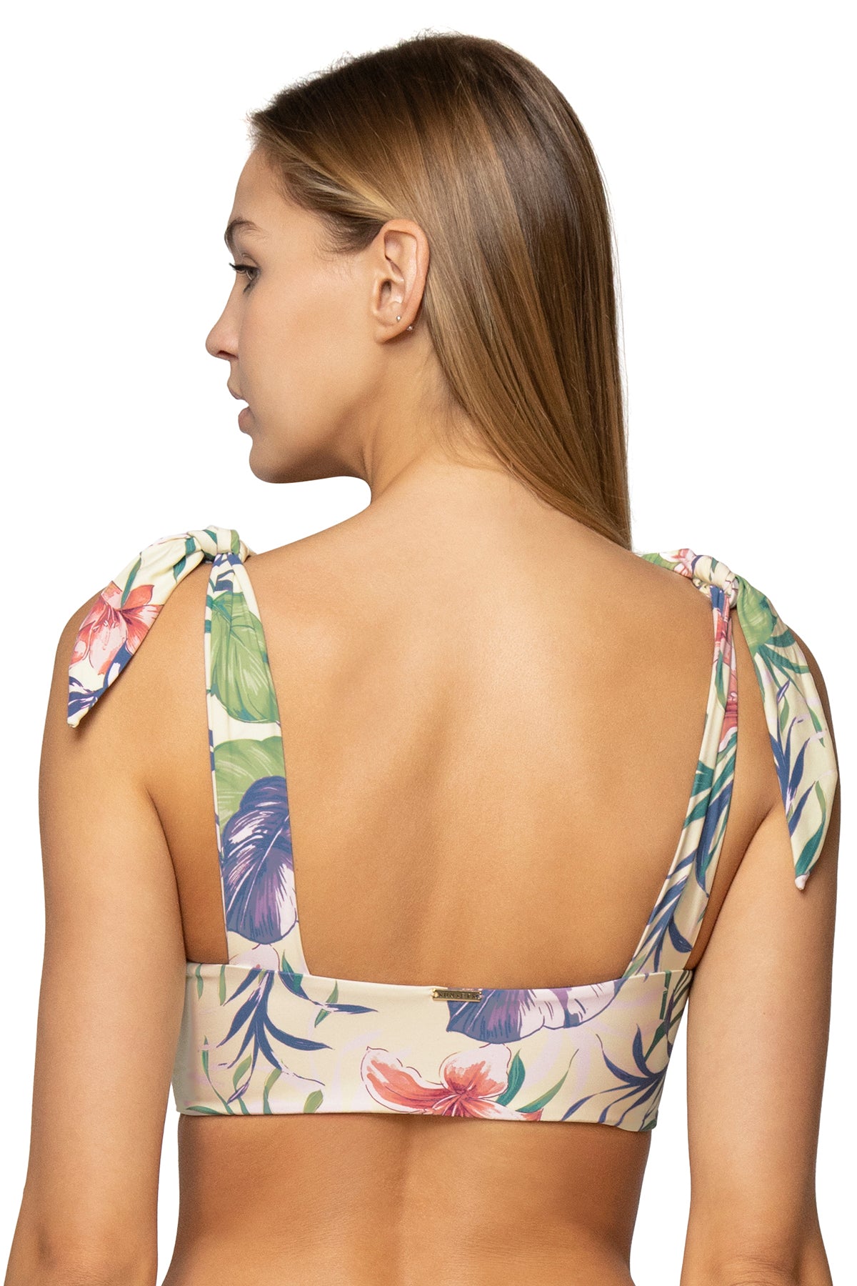 Lily Top Island Life - Stylish Floral Print Women's Blouse for Beach Vacations & Summer Outfits