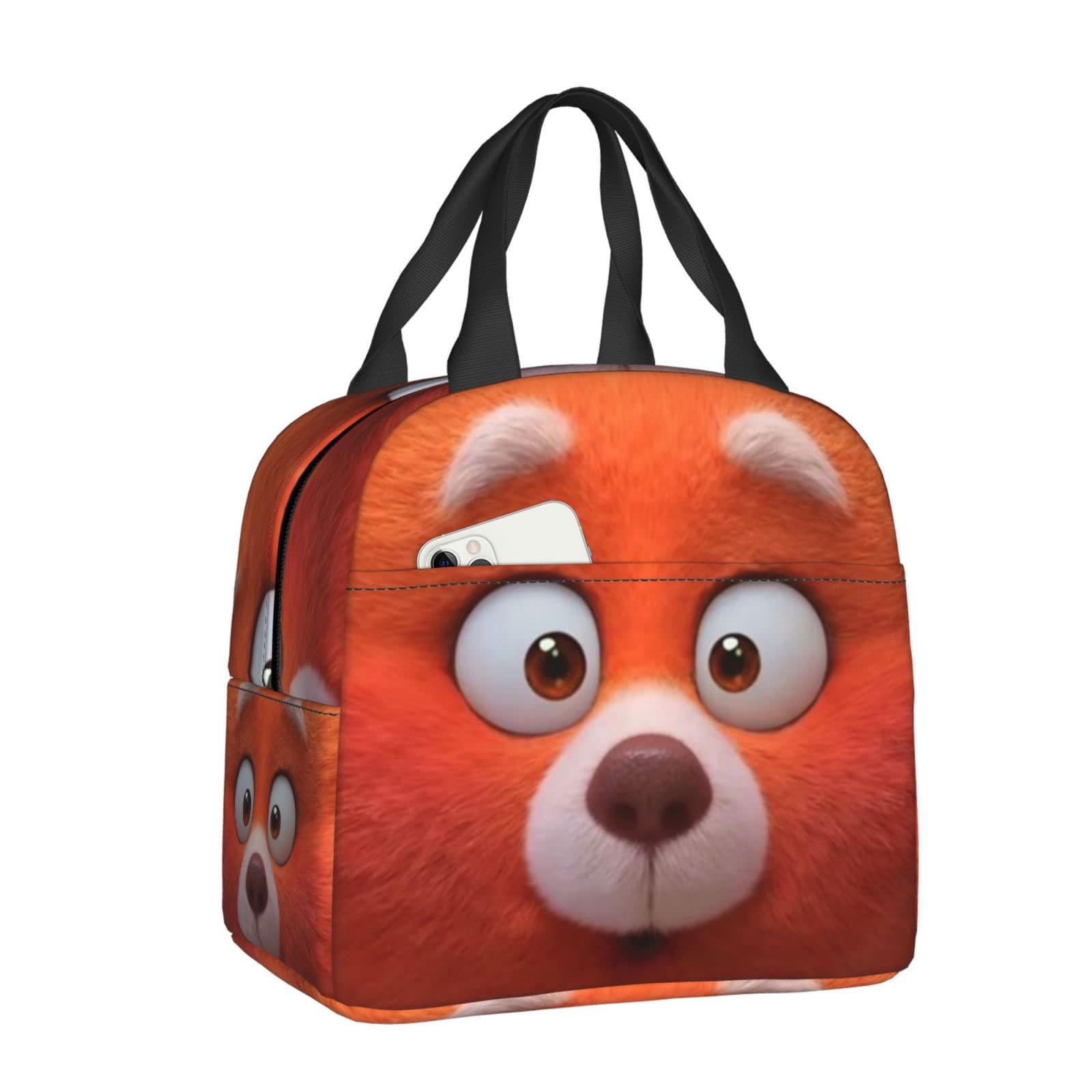 Adorable Red Panda Insulated Lunch Box - Reusable & Waterproof Food Bag for Kids & Adults - Perfect for School, Work, Picnics & Travel