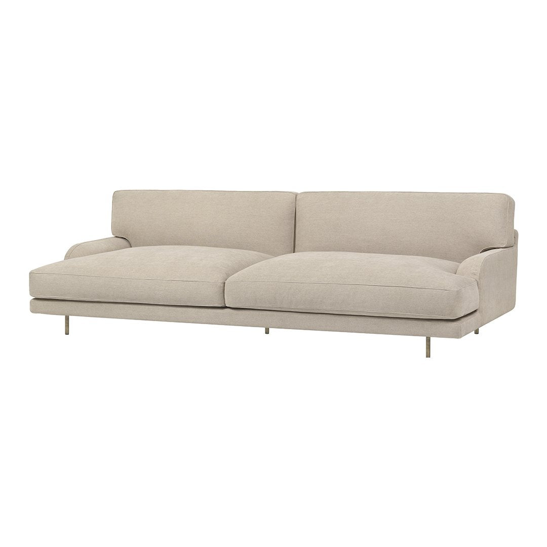 Flaneur 2.5 Seater Sofa - Modern Small Space Couch for Living Room, Apartment & Office - Comfortable Compact Loveseat with Sturdy Frame