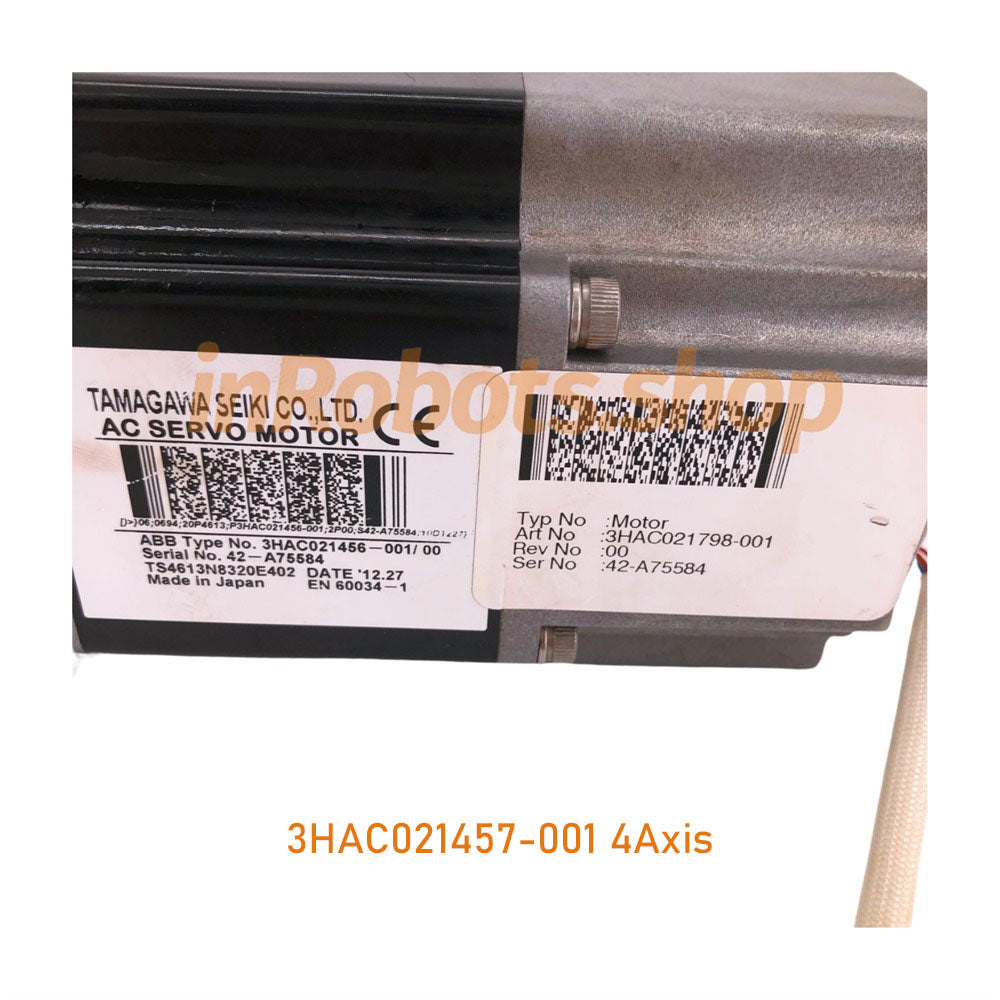 ABB 3HAC021457-001 IRB1600 Industrial Robot M43 AC Servo Motor - Replacement Part for Automation & Manufacturing Applications