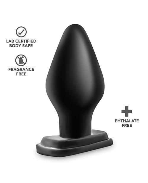 Anal Adventures XXL Butt Plug - Large Black Silicone Anal Toy for Men & Women - Perfect for Beginners & Advanced Users - Enhance Solo Play & Couples Fun