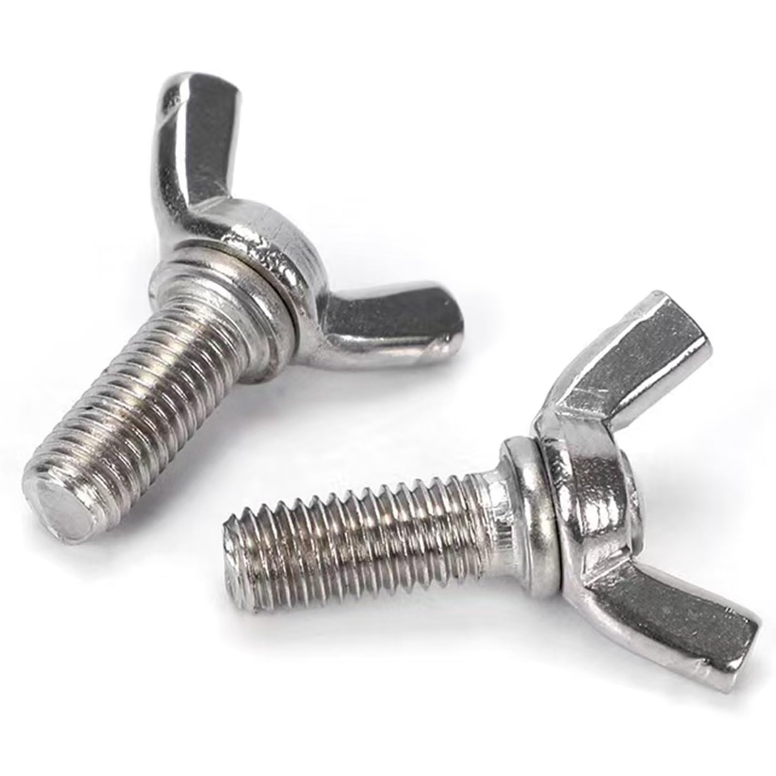 304 Stainless Steel Wing Screws M3-0.5x6mm (10 Pcs) - for Electronics & DIY Projects