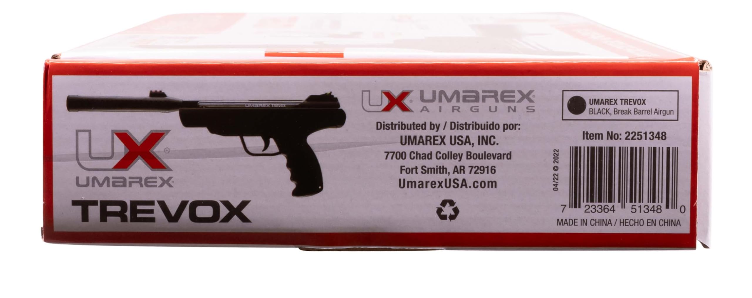 Umarex Trevox Break Barrel .177 Caliber Pellet Gun Air Pistol - High Power Precision Airgun for Target Shooting, Plinking & Small Game Hunting