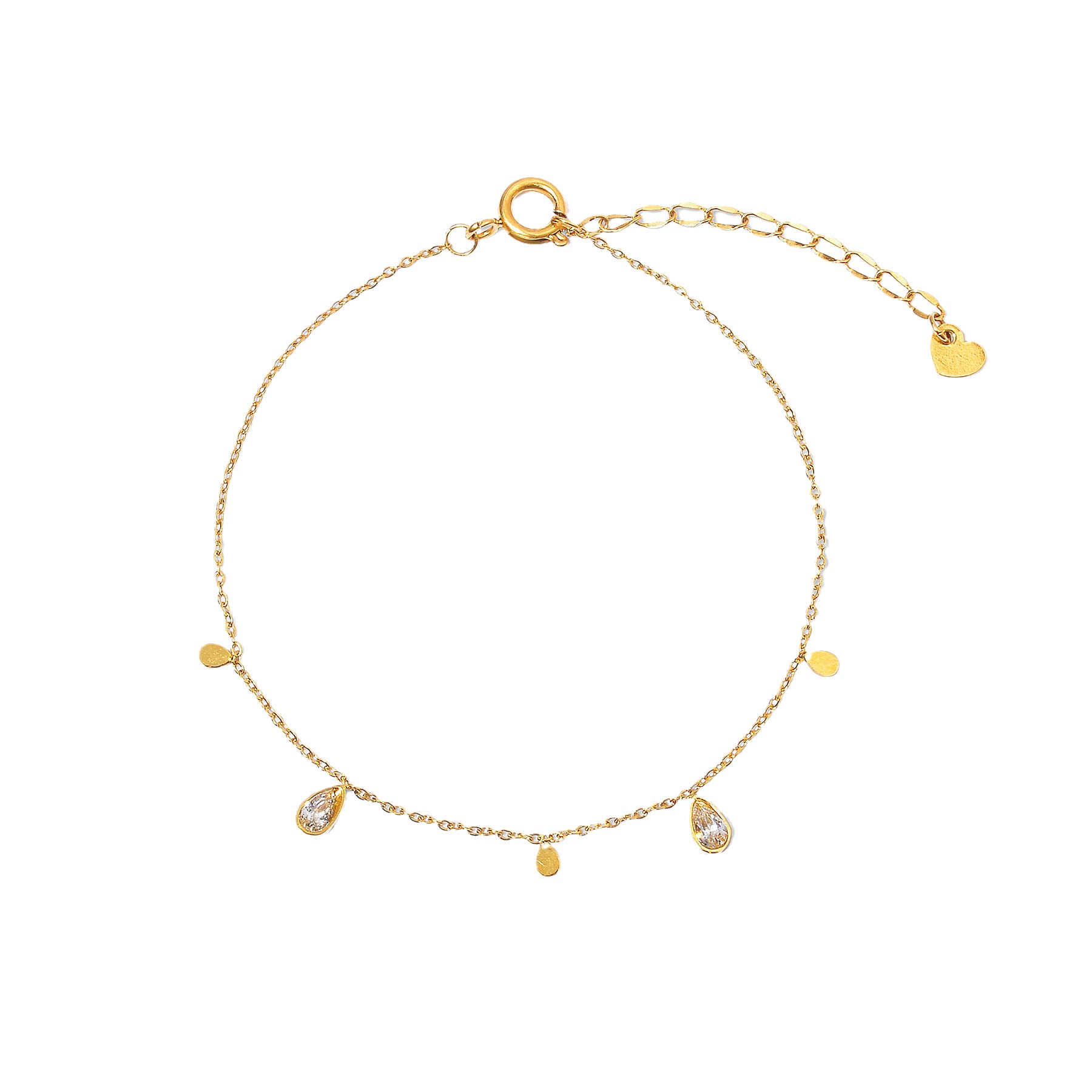 Elegant 14K Gold Plated Cubic Zirconia Adjustable Bracelet for Women - Perfect for Weddings, Parties & Everyday Wear