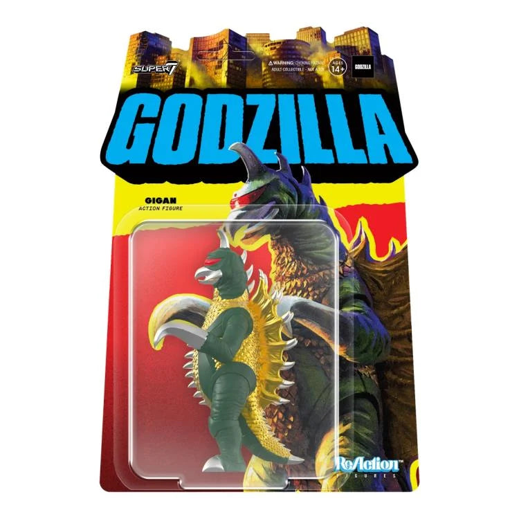 Toho ReAction Gigan Figure - Classic Kaiju Collectible for Godzilla Fans | Perfect for Display, Gifts & Movie-Themed Decor