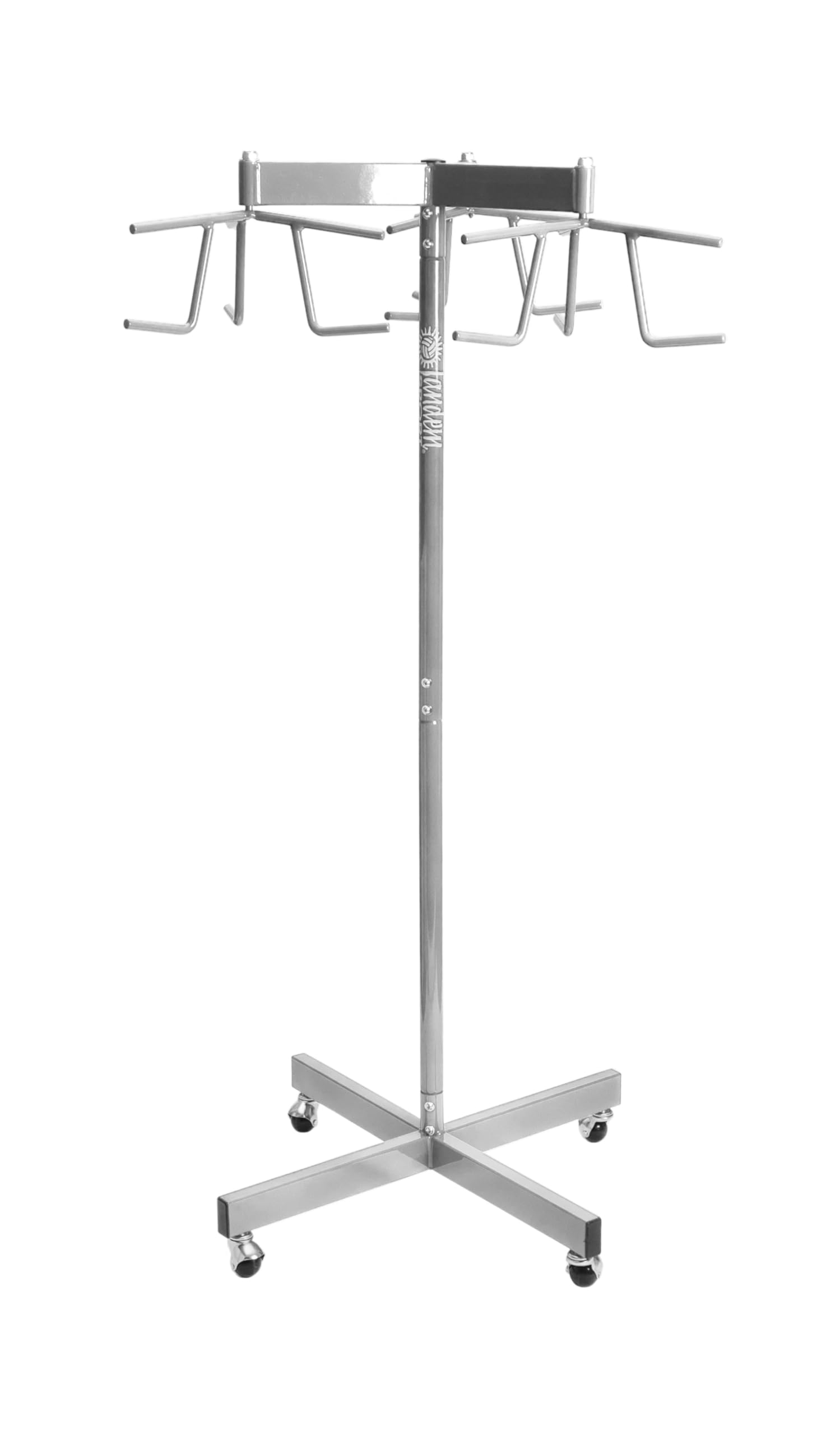 Tandem Sport Volleyball Triple Net Storage Rack - Holds 3 Standard Volleyball Nets - Heavy Duty Volleyball Equipment Organizer - Perfect for Gym, Beach Volleyball Court & Sports Club Storage