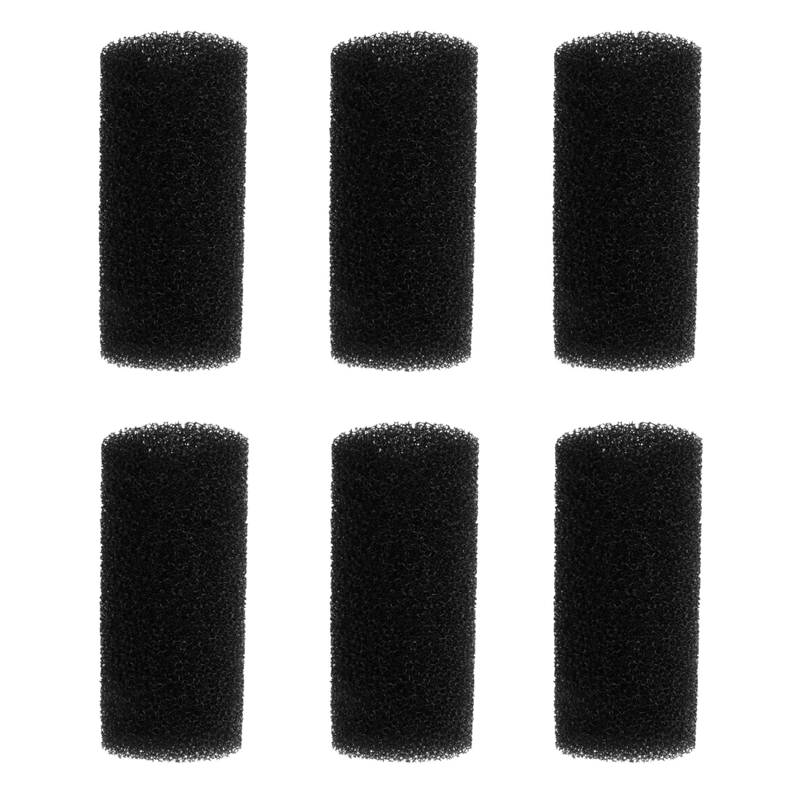 6PCS Aquarium Filter Sponge Foam Rolls - Pre Filter Intake Cover with Small Holes for Fish Tank, Improves Water Quality & Protects Fish - Perfect for Freshwater & Saltwater Aquariums
