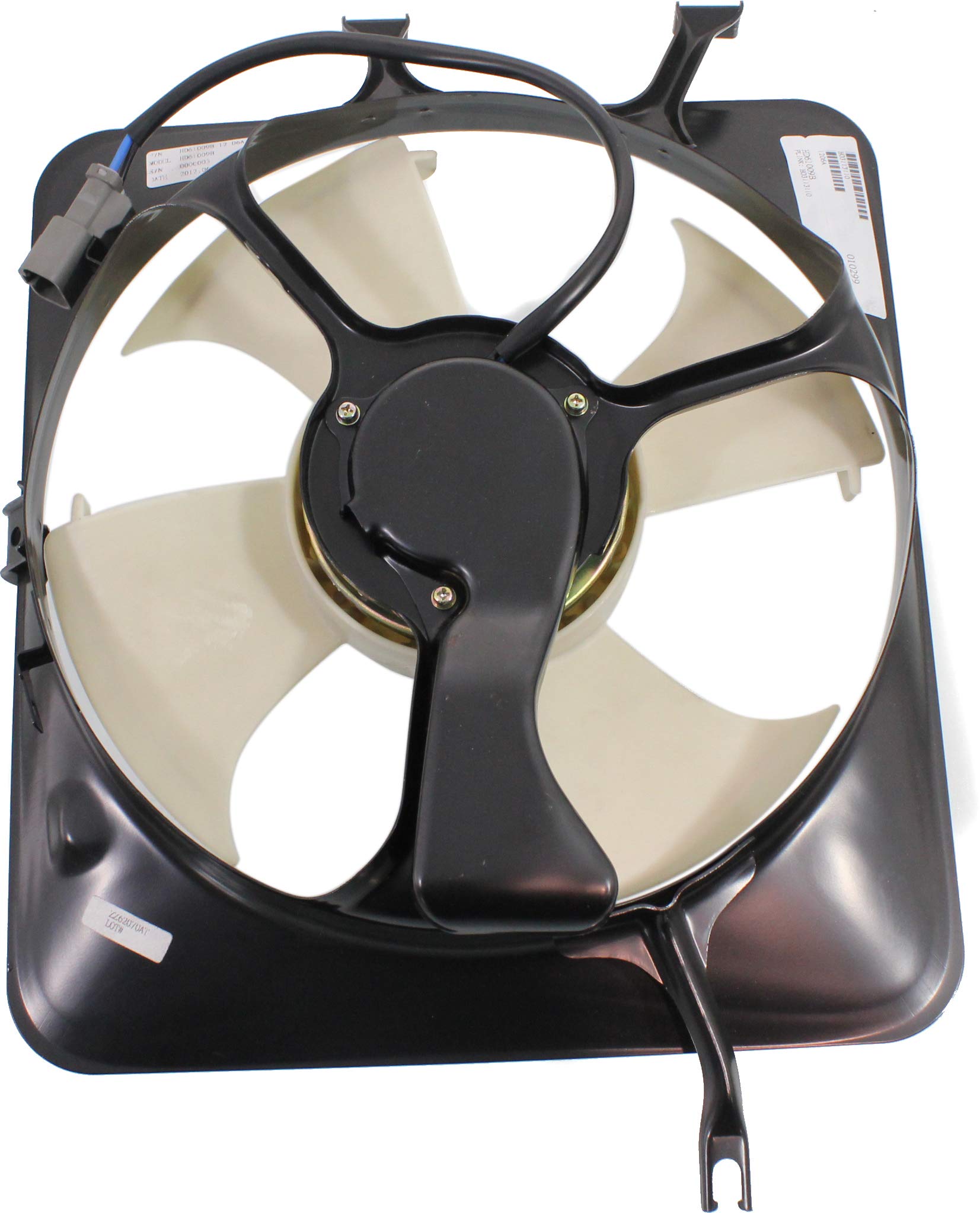 Garage-Pro Radiator and A/C Condenser Fan Set for 1997-2001 Honda CR-V - Driver & Passenger Side Replacement Parts - Perfect for Cooling System Repair & Maintenance