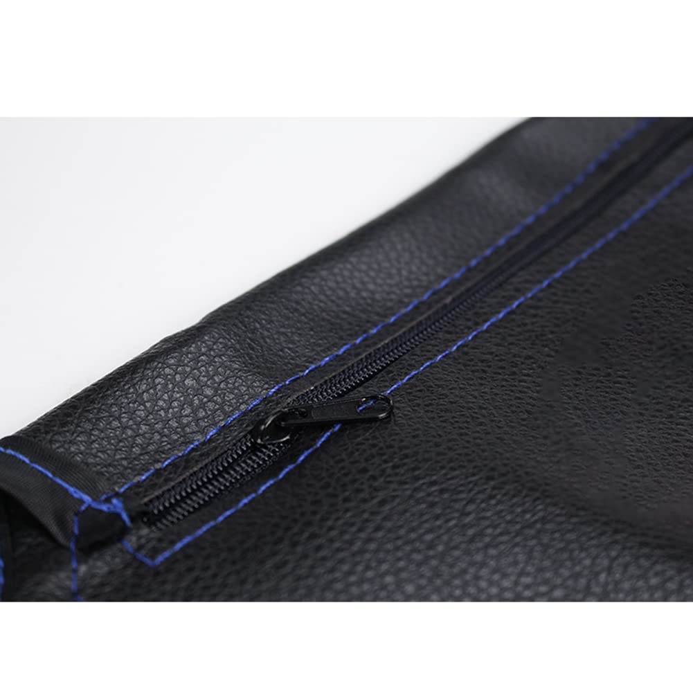 Zcargel Universal Motorcycle Under Seat Storage Bag - PU Leather Waterproof Scooter Seat Organizer Pouch for Electric Bike, Motorcycle & Scooter - Perfect for Commuting, Travel & Daily Storage