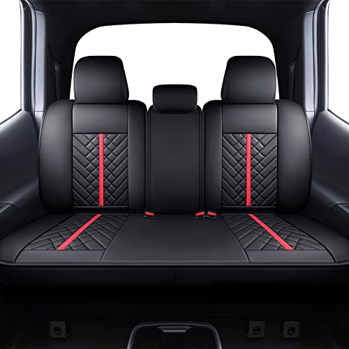 Rear Seat/Black-Red