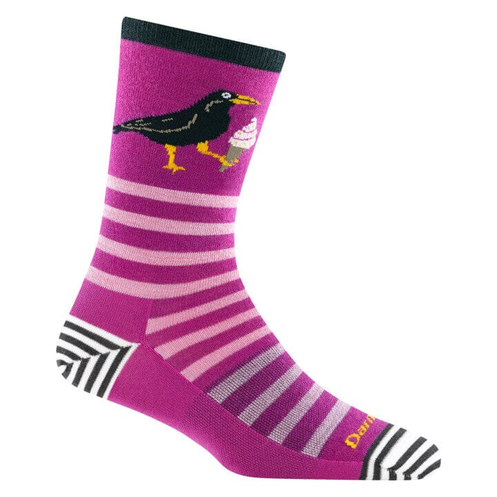 Darn Tough Animal Haus Crew Lightweight Lifestyle Socks for Women - Comfortable & Durable Hiking, Running & Everyday Wear