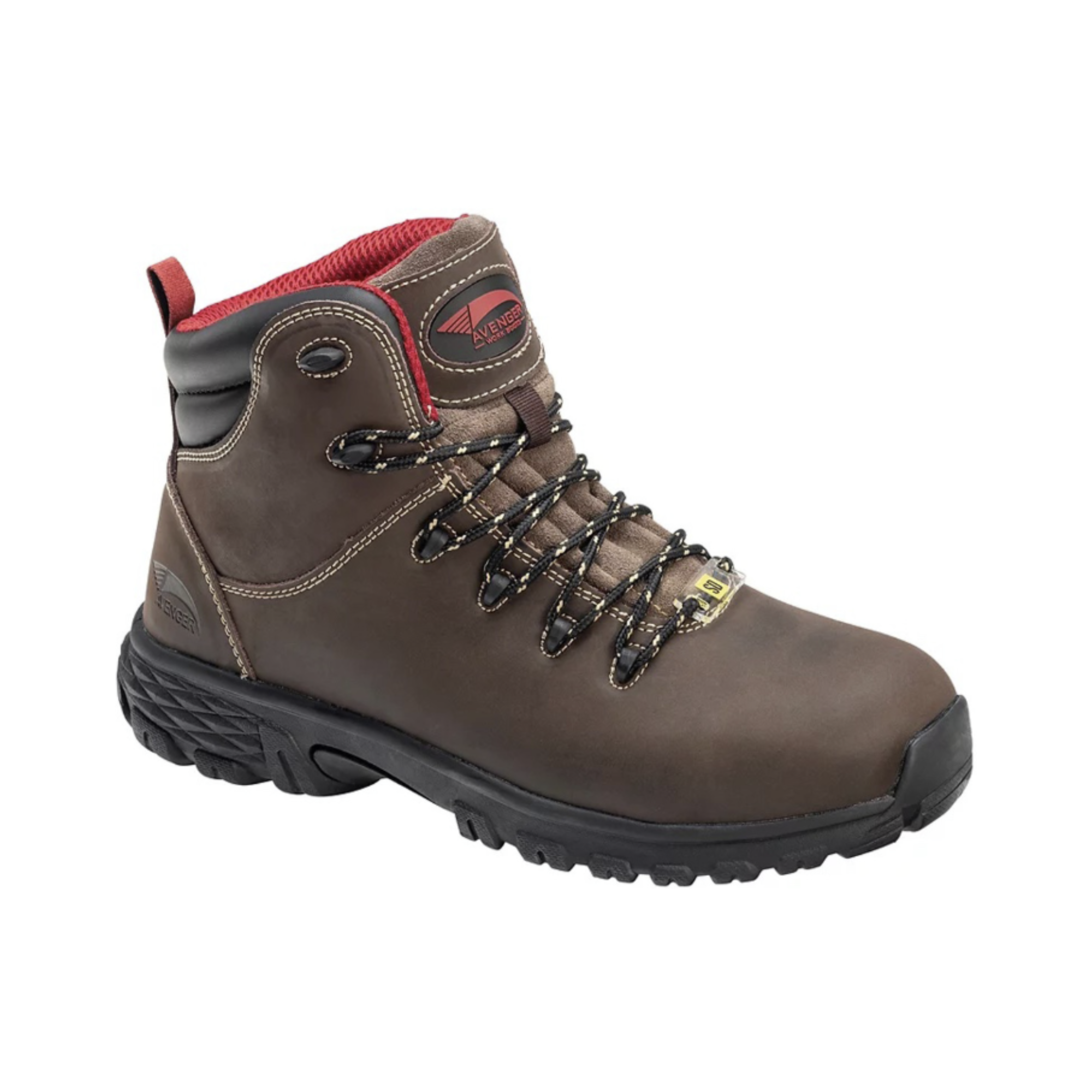 Men's Aluminum Toe Flight Boots - Brown Wide Width Work Boots for Construction & Outdoor Safety
