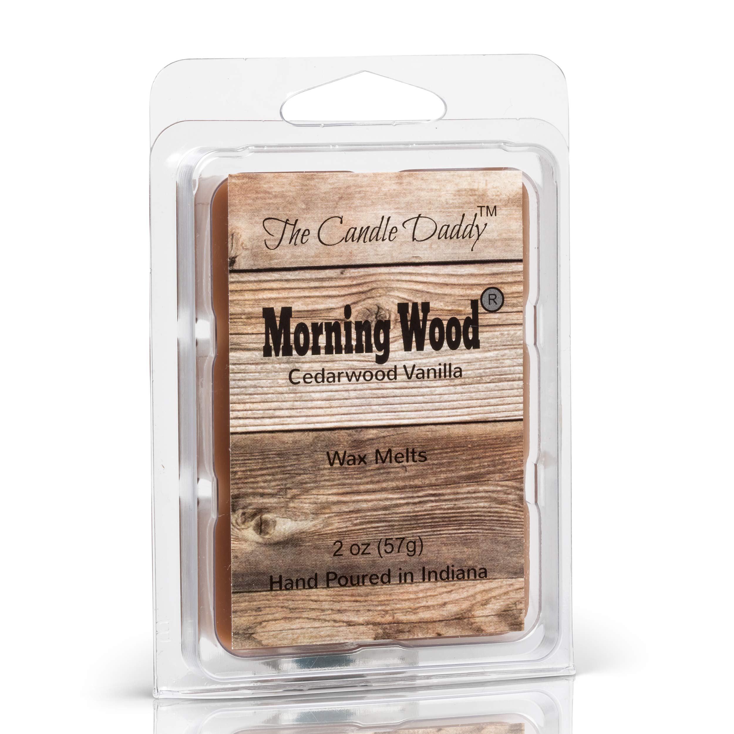 Premium Cedarwood Vanilla Scented Candles & Wax Melts Set - 2 x 6 oz Soy Candles + 3 x 2 oz Wax Melts - Aromatherapy for Relaxation, Home Decor & Romantic Ambiance